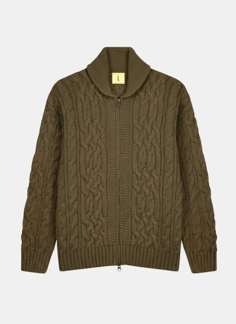 Nitto Knitwear - Veste Ohannes - Havane – XXL