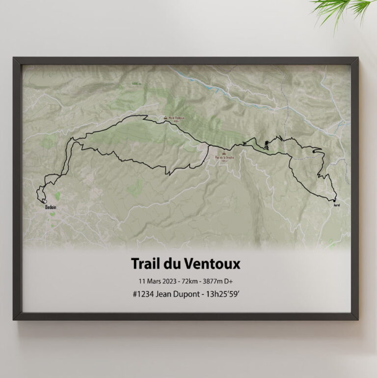 The Post Trace - Affiche Trail du Ventoux - L'Origine