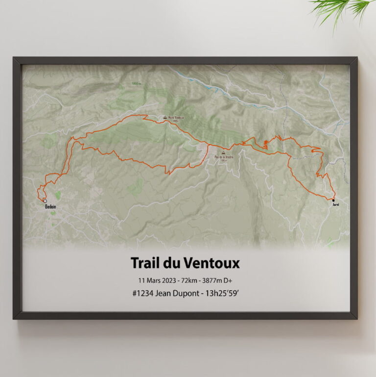 The Post Trace - Affiche Trail du Ventoux - L'Origine