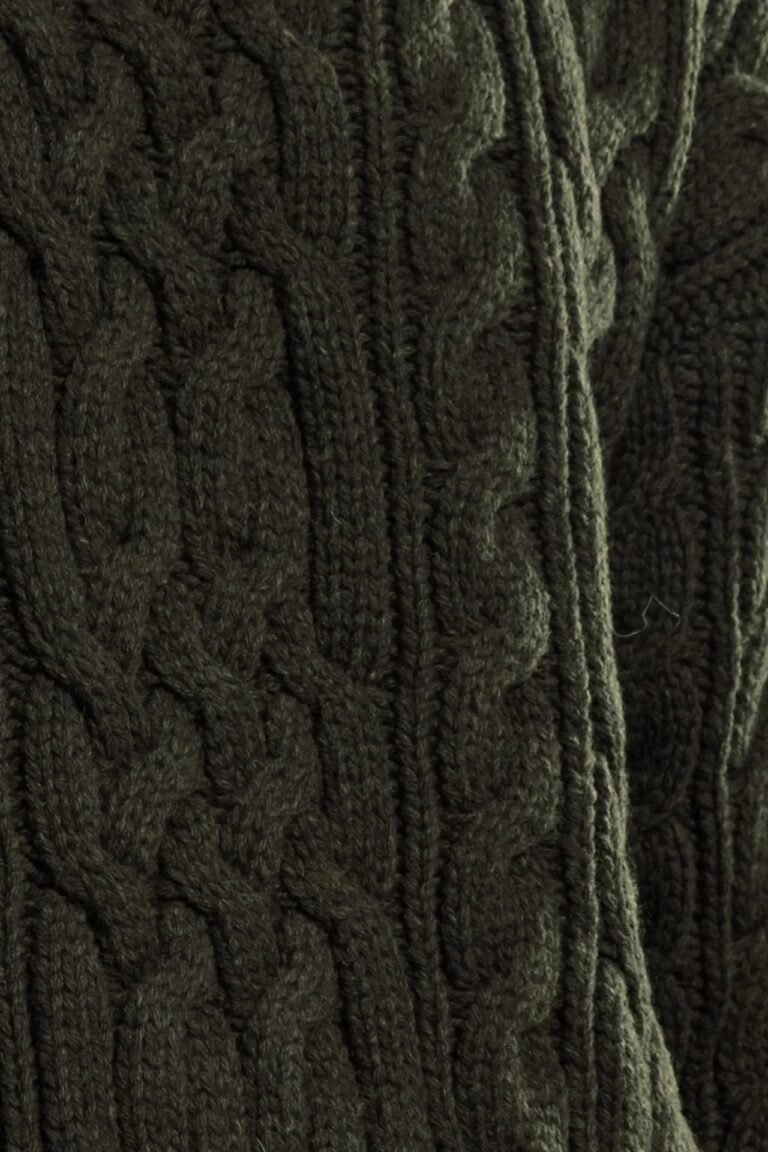 Nitto Knitwear - Pull Col Rond Ohannes - Vert Forêt – XXL