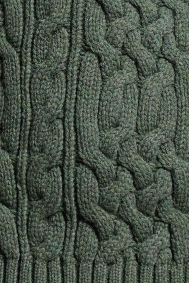Nitto Knitwear - Pull Col Rond Ohannes - Vert Titane – XXL