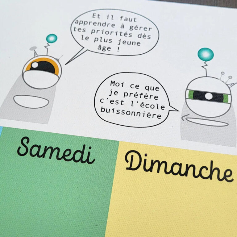 L'Atelier BABY'SPHERE - Tableau des priorités maternelle personnalisé – FROPS®