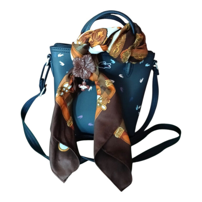 L’Atelier de Patricia - Accessoires pour foulard sac – marron fonce
