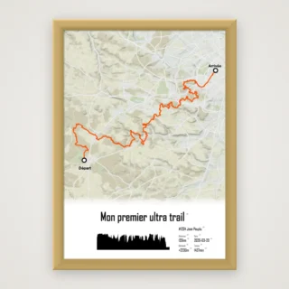Affiche Ecotrail de Paris – 120km par la marque The Post Trace The Post Trace - Affiche Ecotrail de Paris – 120km