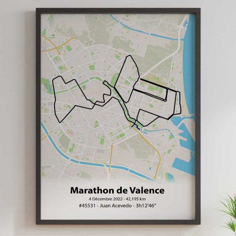 The Post Trace - Affiche Marathon de Valence