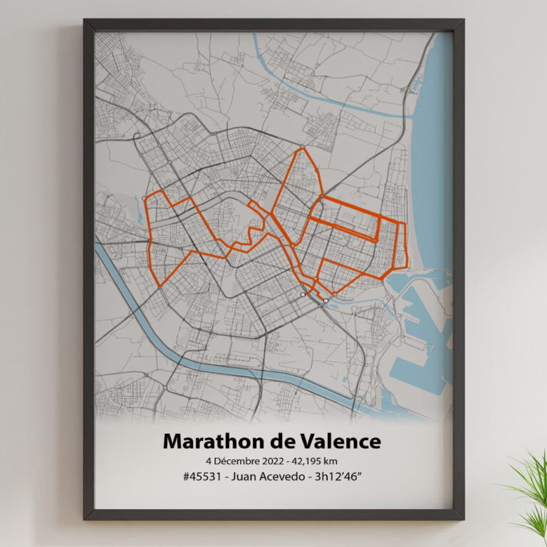 The Post Trace - Affiche Marathon de Valence