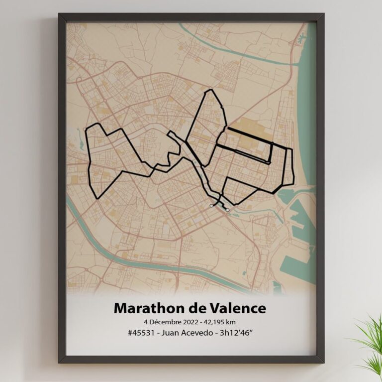The Post Trace - Affiche Marathon de Valence