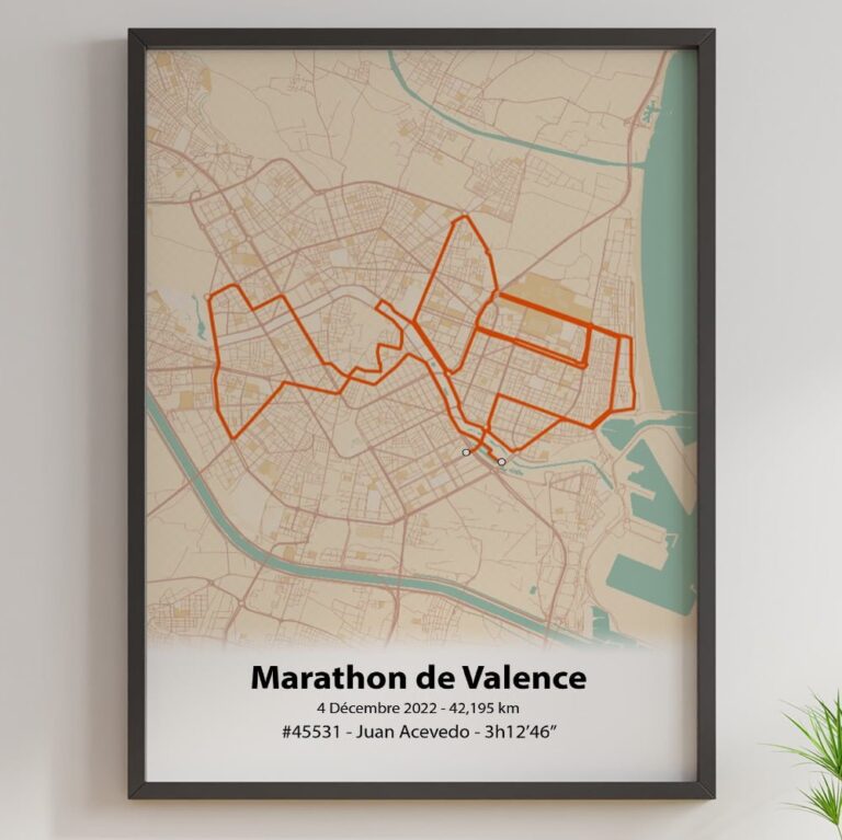 The Post Trace - Affiche Marathon de Valence
