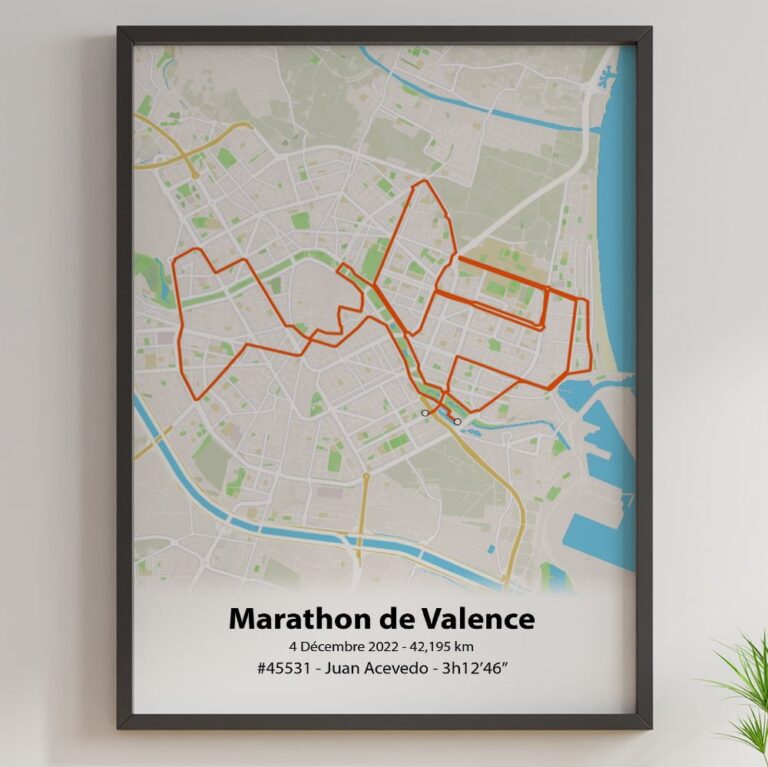 The Post Trace - Affiche Marathon de Valence