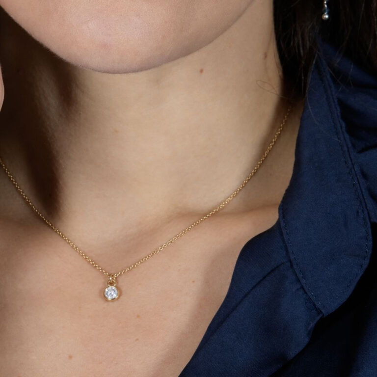 Annah Cruz Bijoux - Solitaire Jade Or – t2