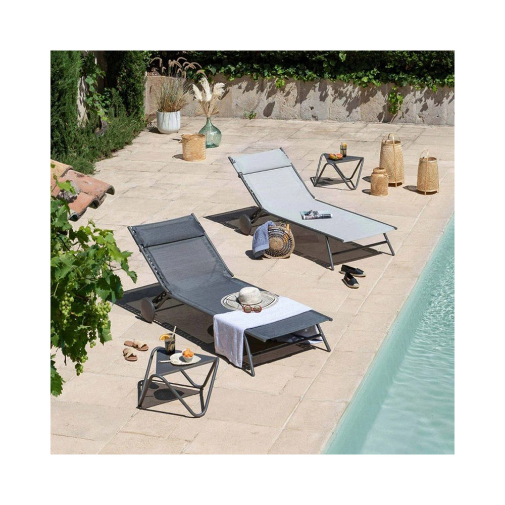 bain de soleil lafuma mobilier miami ii becomfort 2 coloris LAFUMA MOBILIER - Bain de soleil Lafuma Mobilier Miami II Becomfort - 2 coloris