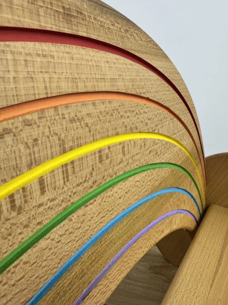 Sève et Copeaux - Banc pour enfant "Rêve coloré" - pièce unique n°2