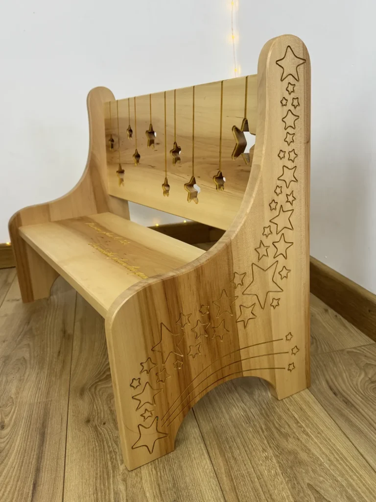 Sève et Copeaux - Banc pour enfant "Repos des songes" - pièce unique n°1