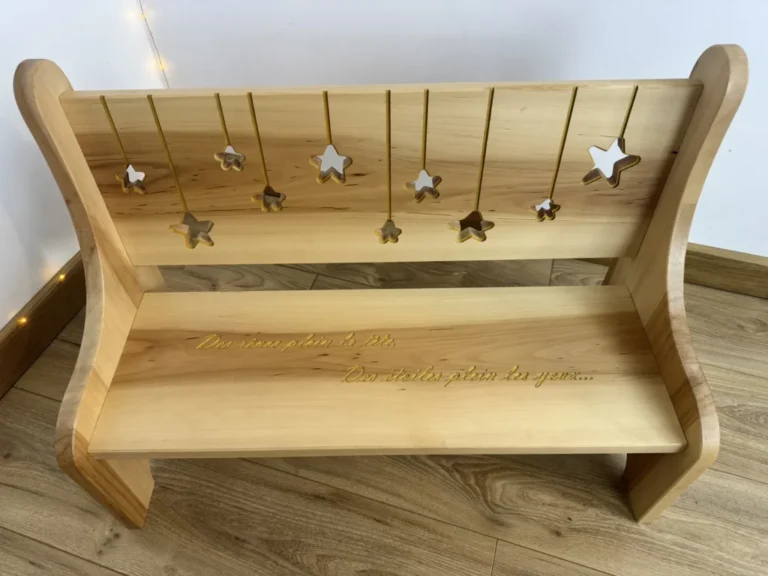 Sève et Copeaux - Banc pour enfant "Repos des songes" - pièce unique n°1