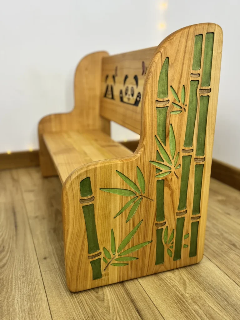 Sève et Copeaux - Banc pour enfant "Tendresse" - pièce unique n°1