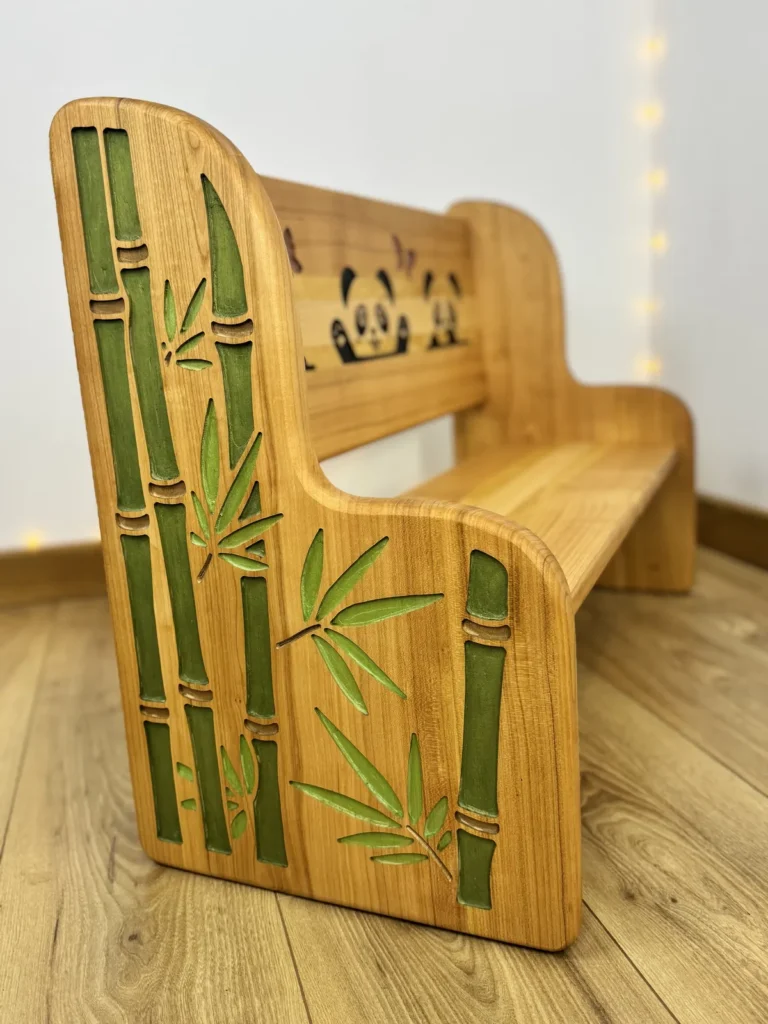 Sève et Copeaux - Banc pour enfant "Tendresse" - pièce unique n°1