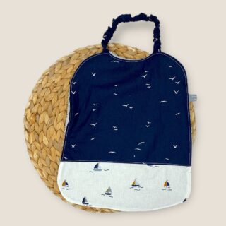 Bavoir serviette Dalin par la marque Les Mômes des Dômes Les Mômes des Dômes - Bavoir serviette Dalin