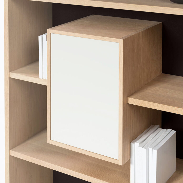 Drugeot.com - Bibliothèque MIXAGE 100 – vernis-mat-finition-standard