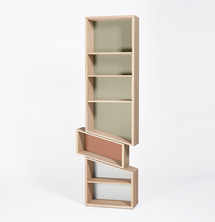 bibliotheque en bois massif slide drugeot manufacture Drugeot.com - Bibliothèque SLIDE – teinte-noyer-finition