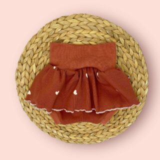 Bloomer avec Jupette Évolutif pour Bébé – Amore par la marque Les Mômes des Dômes Les Mômes des Dômes - Bloomer avec Jupette Évolutif pour Bébé – Amore