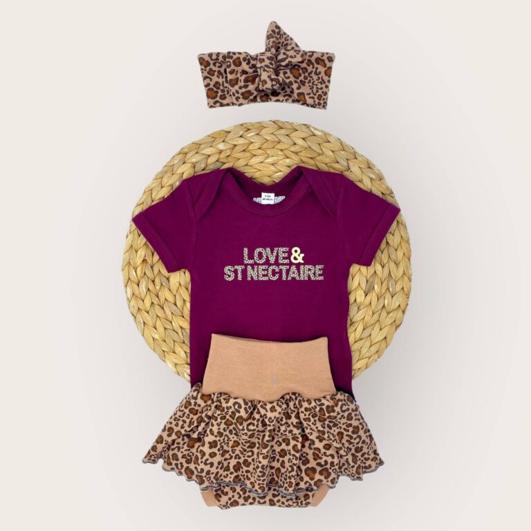 les Mômes des Dômes - Bloomer avec Jupette Évolutif pour Bébé - Graou – 3 - 18 mois / Bloomer seul