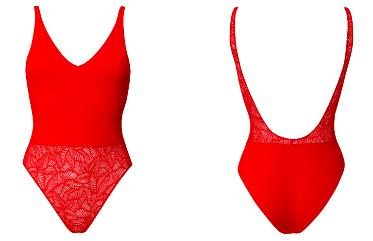 BOTT Lingerie - Body La First - Rouge Hot – XL / Rouge Hot