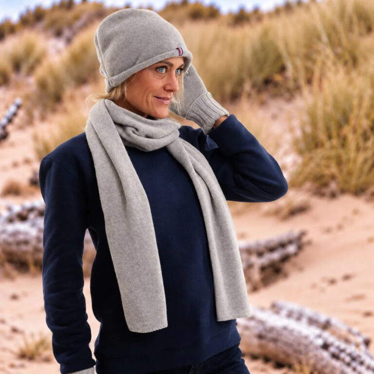 écharpe et gants – Gris Gavarnie