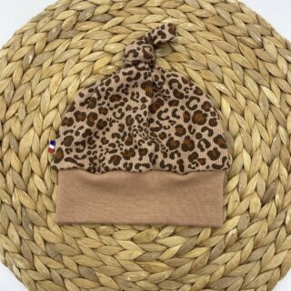 Bonnet évolutif avec noeud Graou par la marque Les Mômes des Dômes Les Mômes des Dômes - Bonnet évolutif avec noeud Graou