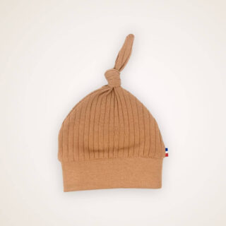 Bonnet évolutif avec noeud Siena – la Dolce Vita par la marque Les Mômes des Dômes Les Mômes des Dômes - Bonnet évolutif avec noeud Siena – la Dolce Vita