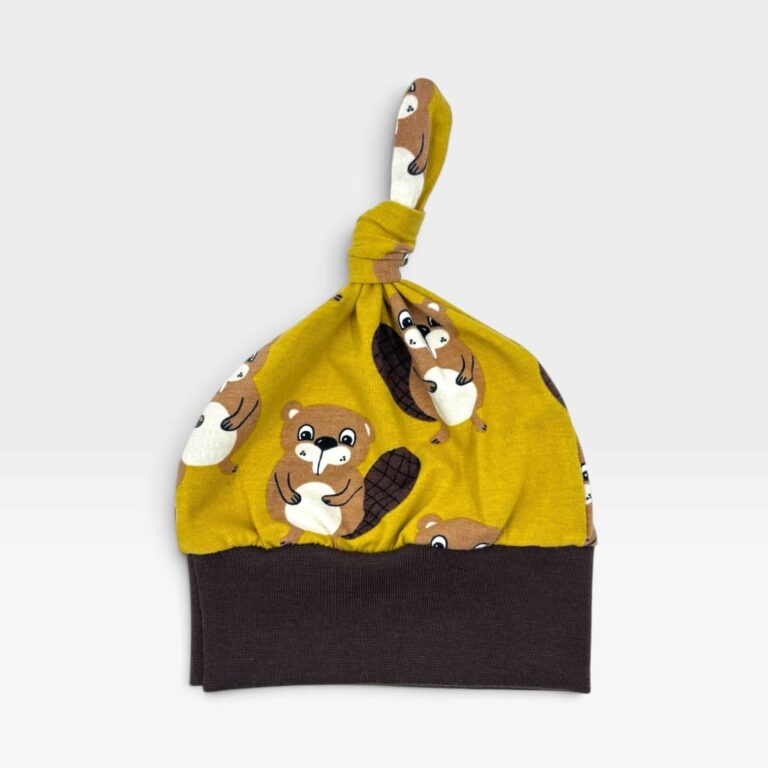 bonnet evolutif avec noeud soan 11596 les Mômes des Dômes - Bonnet évolutif avec noeud Soan – 12mois-3ans