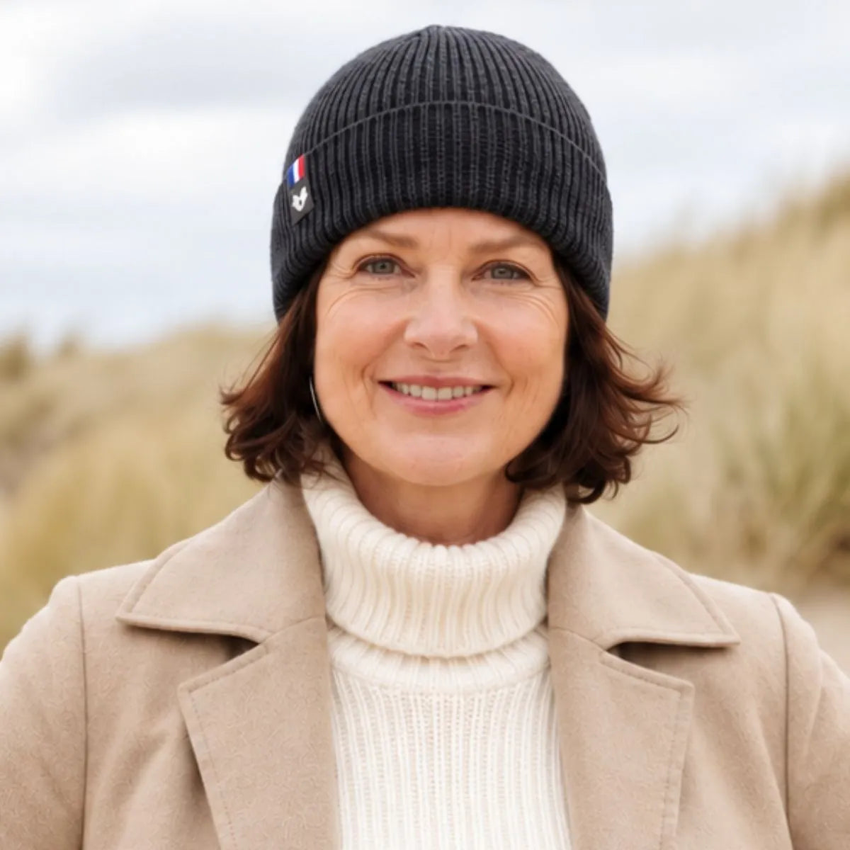 bonnet laine merinos femme roc meije porte palaba PALÂBA - Bonnet laine mérinos femme – Roc Meije – Taille unique