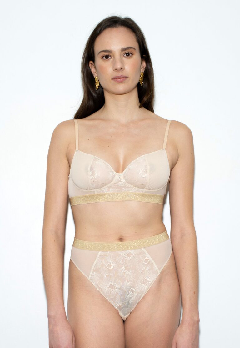 BOTT Lingerie - Corbeille "fausses-armatures" Le Crush - Beige Champagne – XL