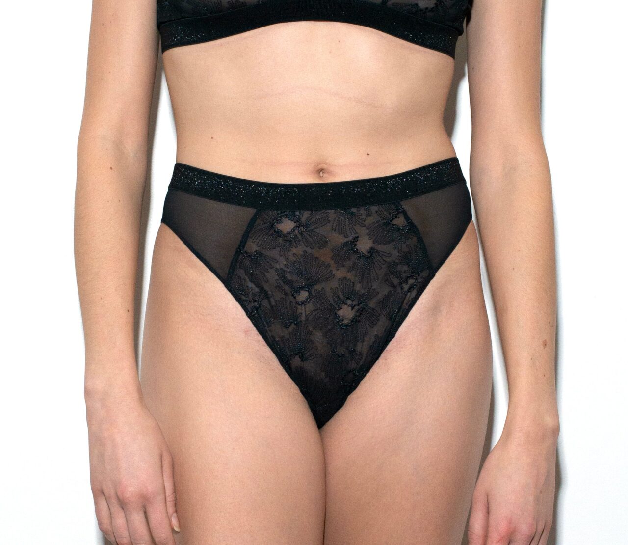 BOTT Lingerie - Tanga Le Crush - Noir Shadow – XL