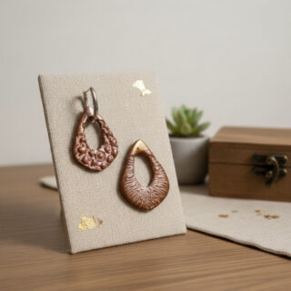 Boucles d’oreilles interchangeable argile par la marque L’atelier de Patricia L’atelier de Patricia - Boucles d’oreilles interchangeable argile