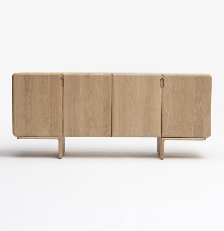 Drugeot.com - Buffet TÉHÈME - 4 portes – teinte-noyer-finition