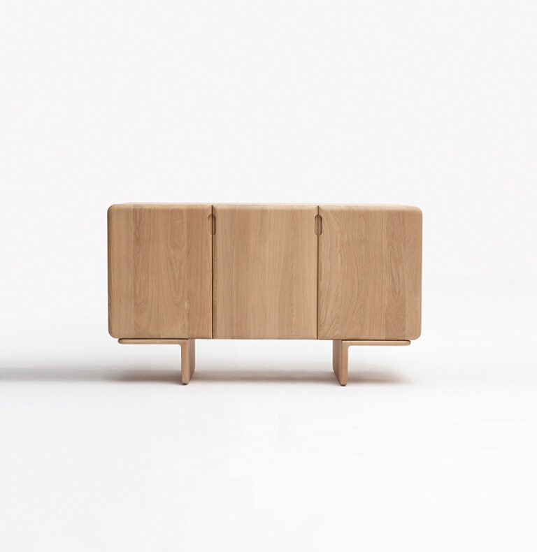 Drugeot.com - Buffet TÉHÈME - 3 portes – teinte-noyer-finition