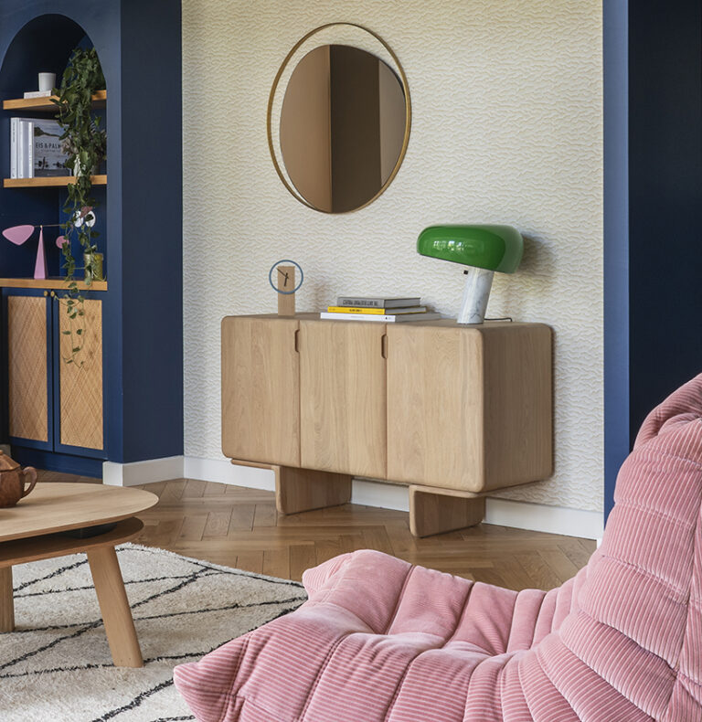 Drugeot.com - Buffet TÉHÈME - 3 portes – teinte-noyer-finition