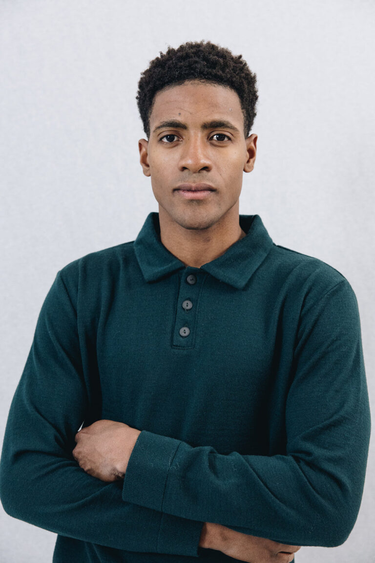 100% Laine Mérinos Extrafine - Polo LAGO Forest – XL