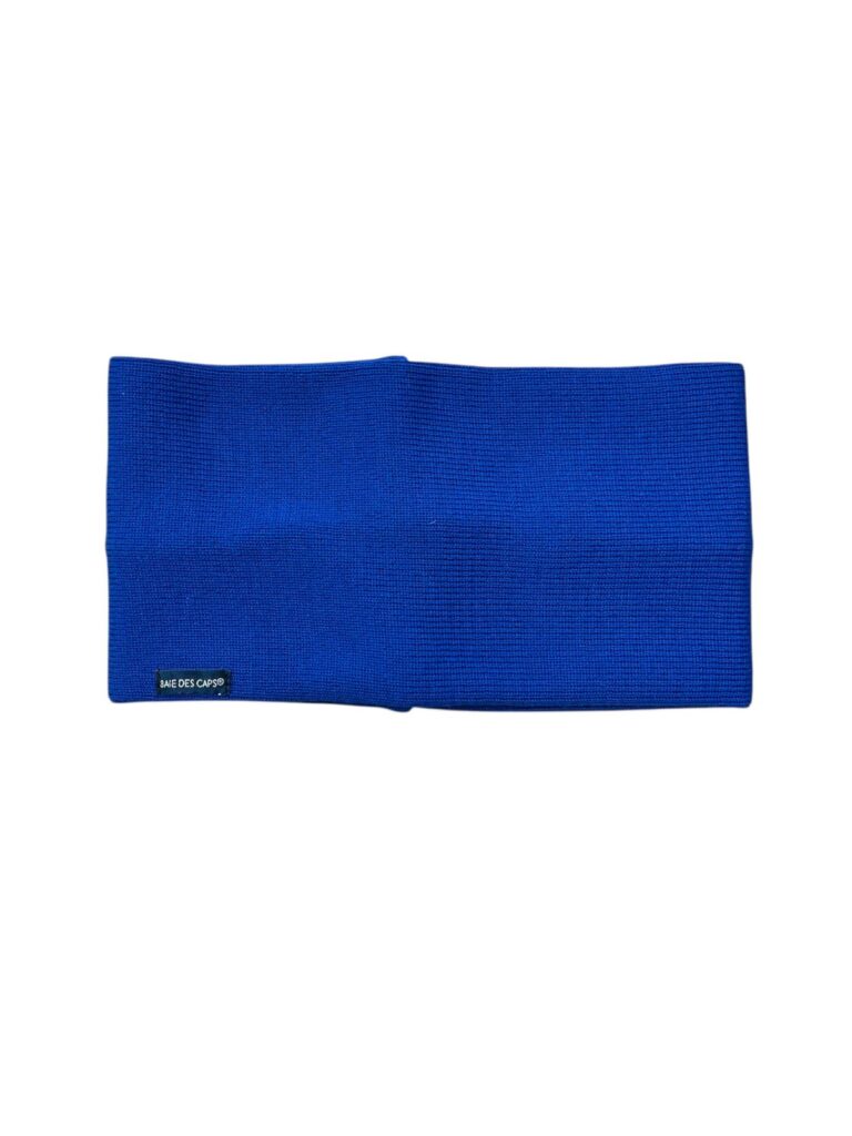 cache col enfant en laine melangee bleu roi 321404 Baie des Caps - Cache-col enfant en laine mélangée – Marine