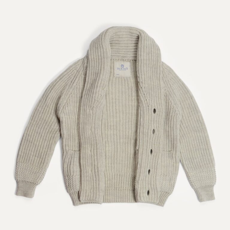 Bleu De Chauffe - Cardigan Doëlan - Naturel