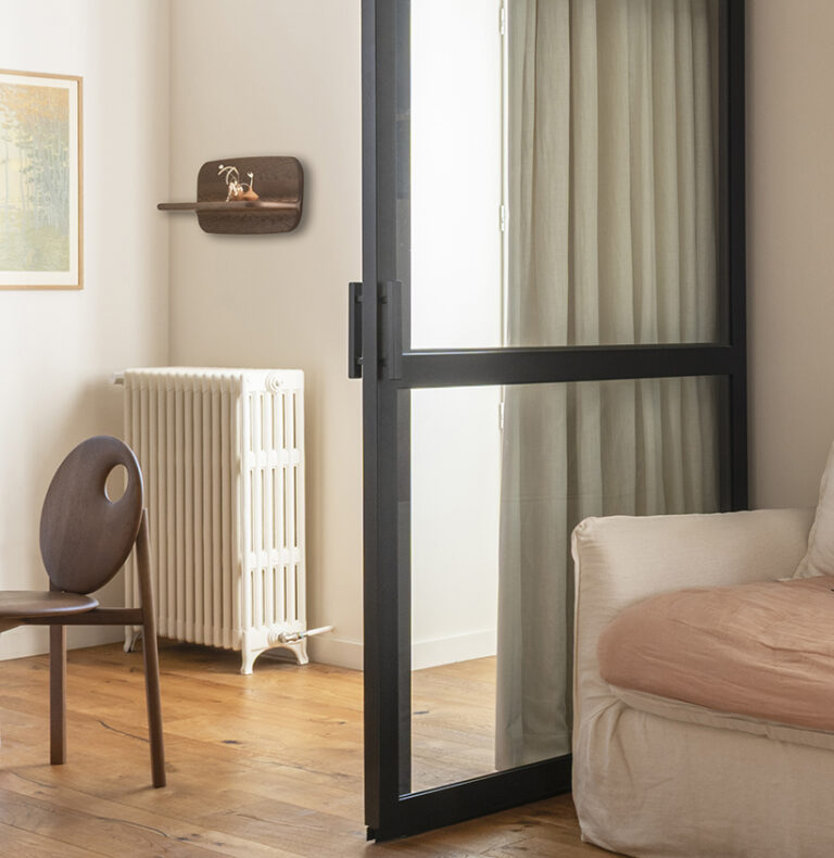Drugeot.com - Chaise HELIO – teinte-noyer-finition