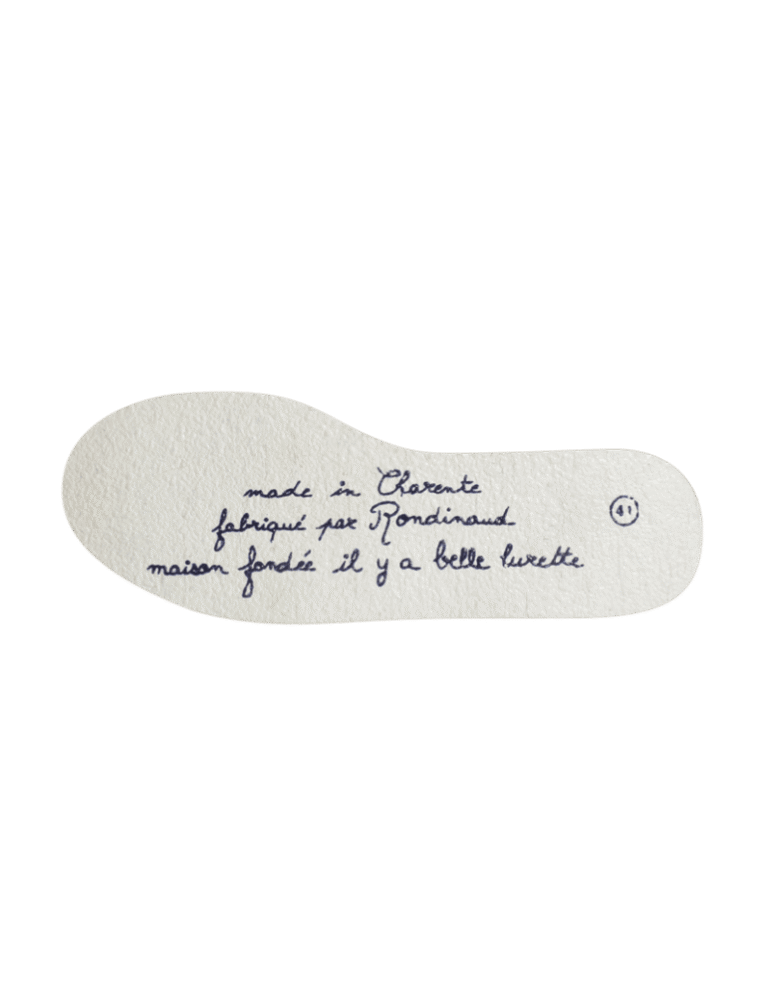 Rondinaud - Charentaises "Soazig" Vert Vif bordure Fuschia – 36