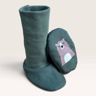 Chaussons de portage Banff par la marque Les Mômes des Dômes Les Mômes des Dômes - Chaussons de portage Banff