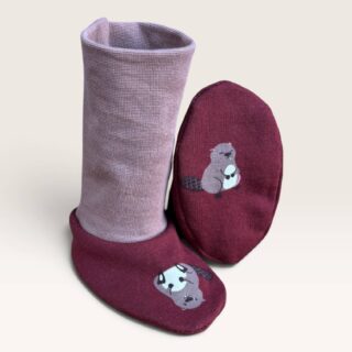Chaussons de portage Jasper par la marque Les Mômes des Dômes Les Mômes des Dômes - Chaussons de portage Jasper