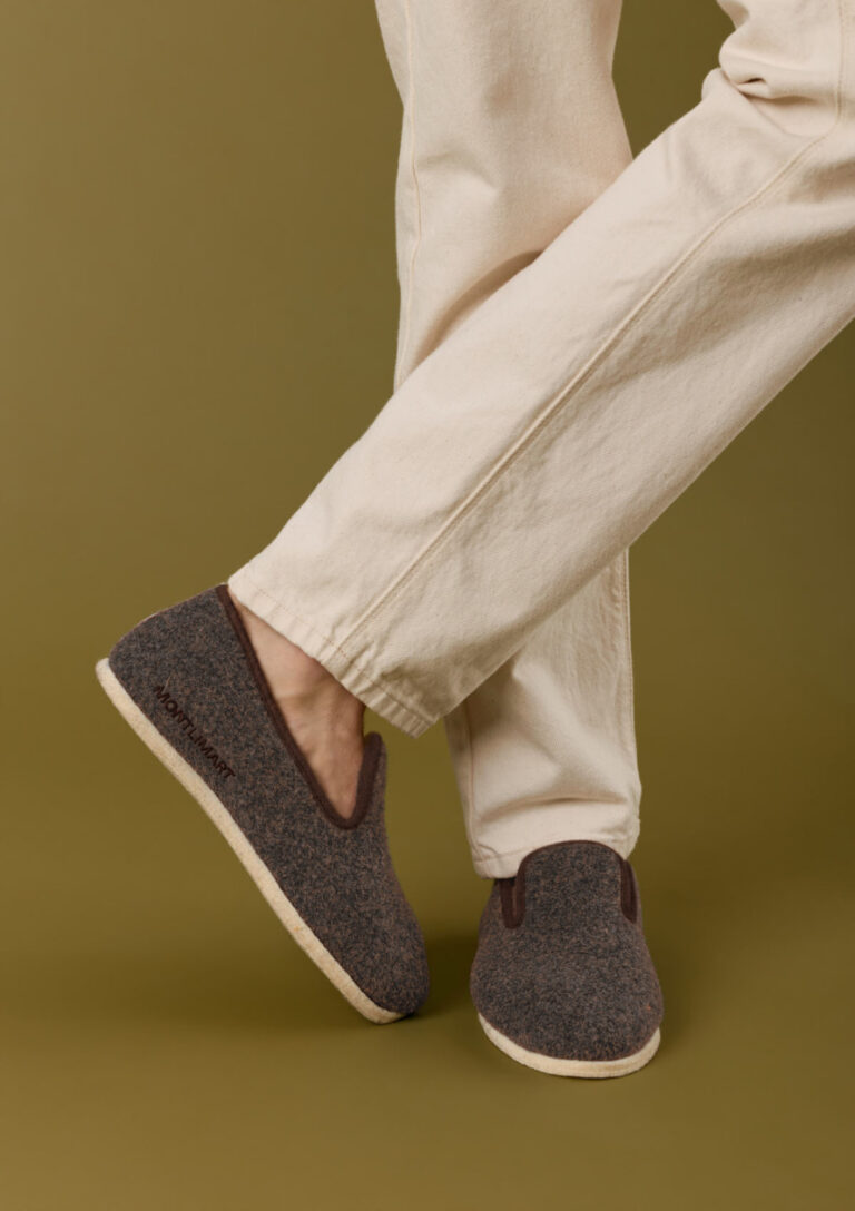 Montlimart - CHAUSSONS MARTIN BEIGE FONCE