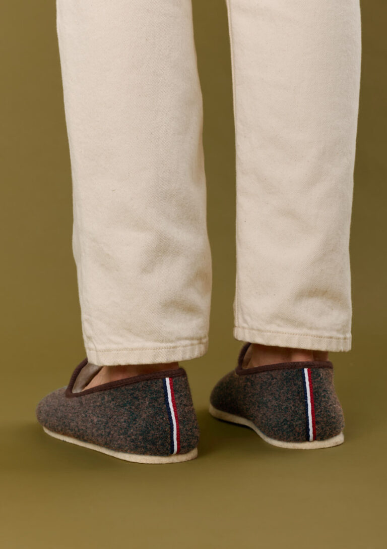Montlimart - CHAUSSONS MARTIN BEIGE FONCE