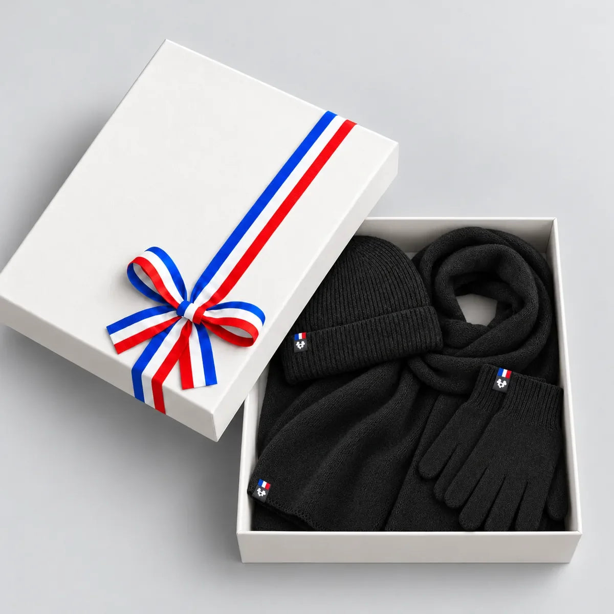 coffret hiver homme laine merinos noir val disere palaba écharpe et gants en laine mérinos – Camel Aubrac / L/XL