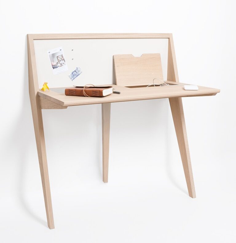 Drugeot.com - Bureau COMPAS – teinte-noyer-finition