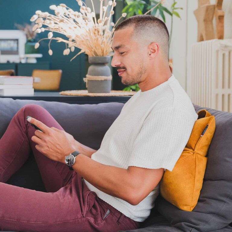 Cosy Club - Coussin lombaire · LEANDRO Jaune safran