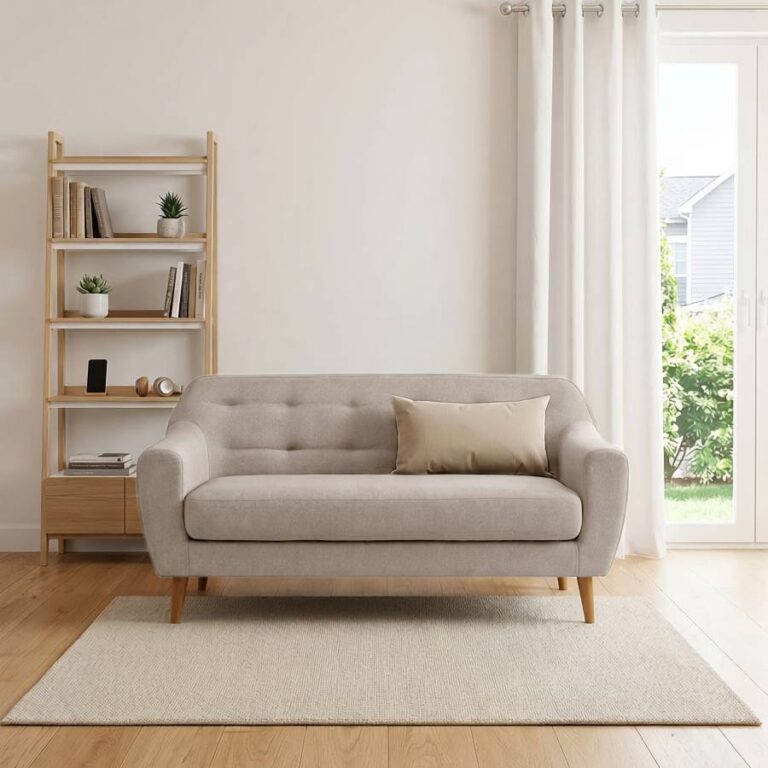 ESSENTIELS PAR CAMIF - Canapé tissu chiné Agathe